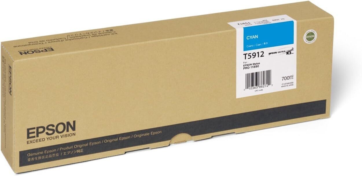 Epson T5912 Cyan Ink Cartridge
