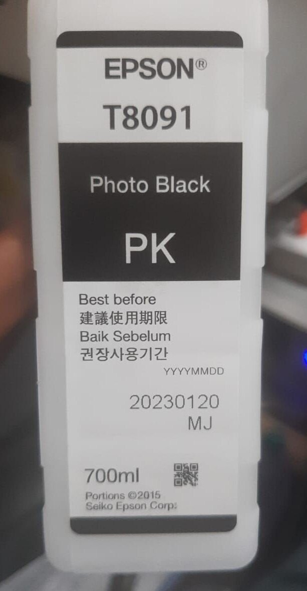 Epson T8091 Photo Black Ink Cartridge Epson T8091 Photo Black Ink Cartridge