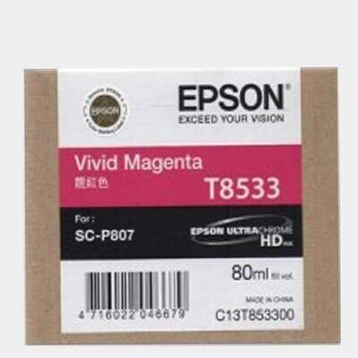 Epson T8533 Vivid Magenta Ink Cartridge (80ml)