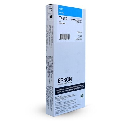 Epson T43Y2 Cyan Ink Cartridge (200ml)