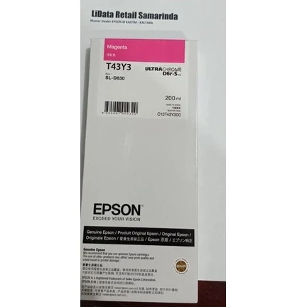 Epson T43Y3 Magenta Ink Cartridge (200ml) Epson T43Y3 Magenta Ink Cartridge (200ml)