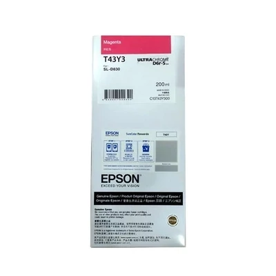 Epson T43Y3 Magenta Ink Cartridge (200ml)