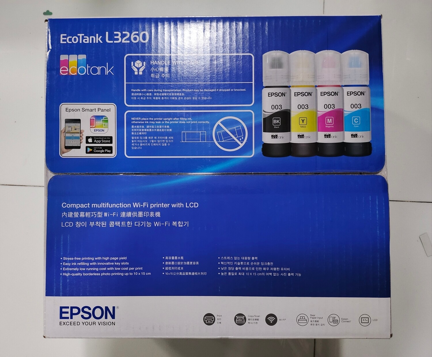 Epson EcoTank L3260 A4 Wi-Fi All-in-One Ink Tank Printer Epson EcoTank L3260 A4 Wi-Fi All-in-One Ink Tank Printer