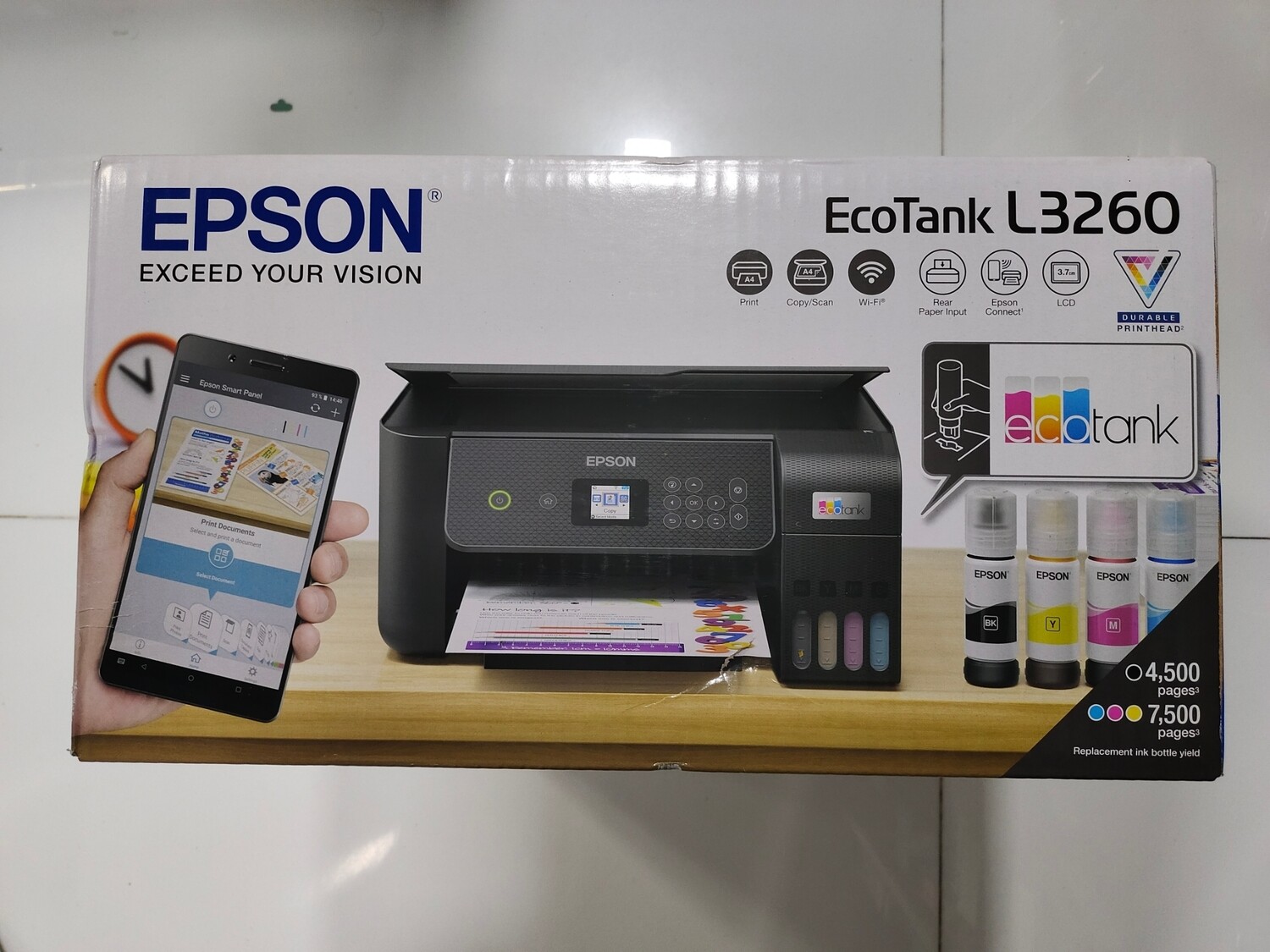 Epson EcoTank L3260 A4 Wi-Fi All-in-One Ink Tank Printer Epson EcoTank L3260 A4 Wi-Fi All-in-One Ink Tank Printer