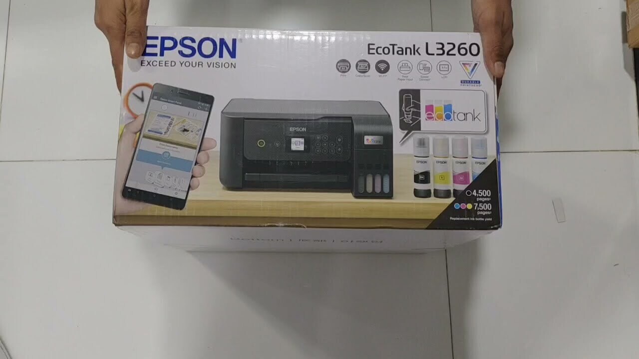 Epson EcoTank L3260 A4 Wi-Fi All-in-One Ink Tank Printer Epson EcoTank L3260 A4 Wi-Fi All-in-One Ink Tank Printer