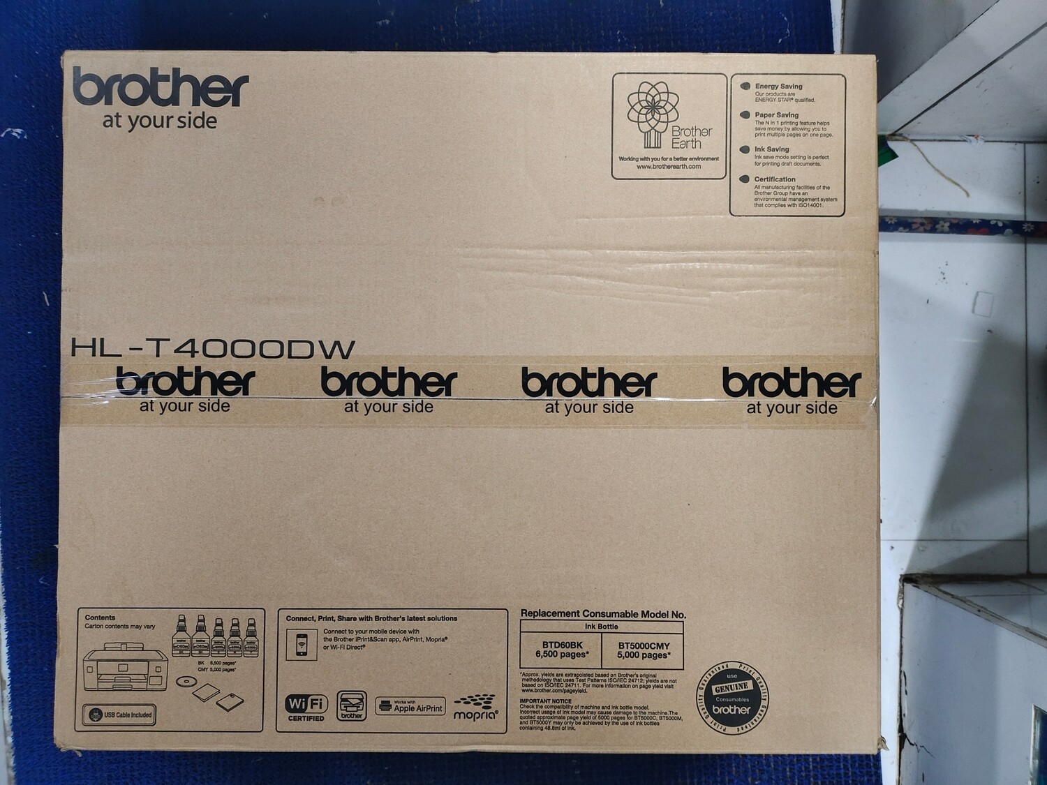 Brother HL-T4000DW A3 Wi-Fi Single Function Colour Ink Tank Printer