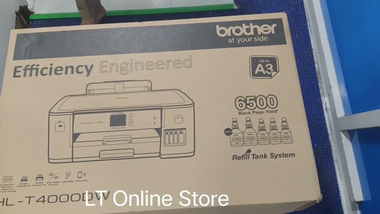 Brother HL-T4000DW A3 Wi-Fi Single Function Colour Ink Tank Printer