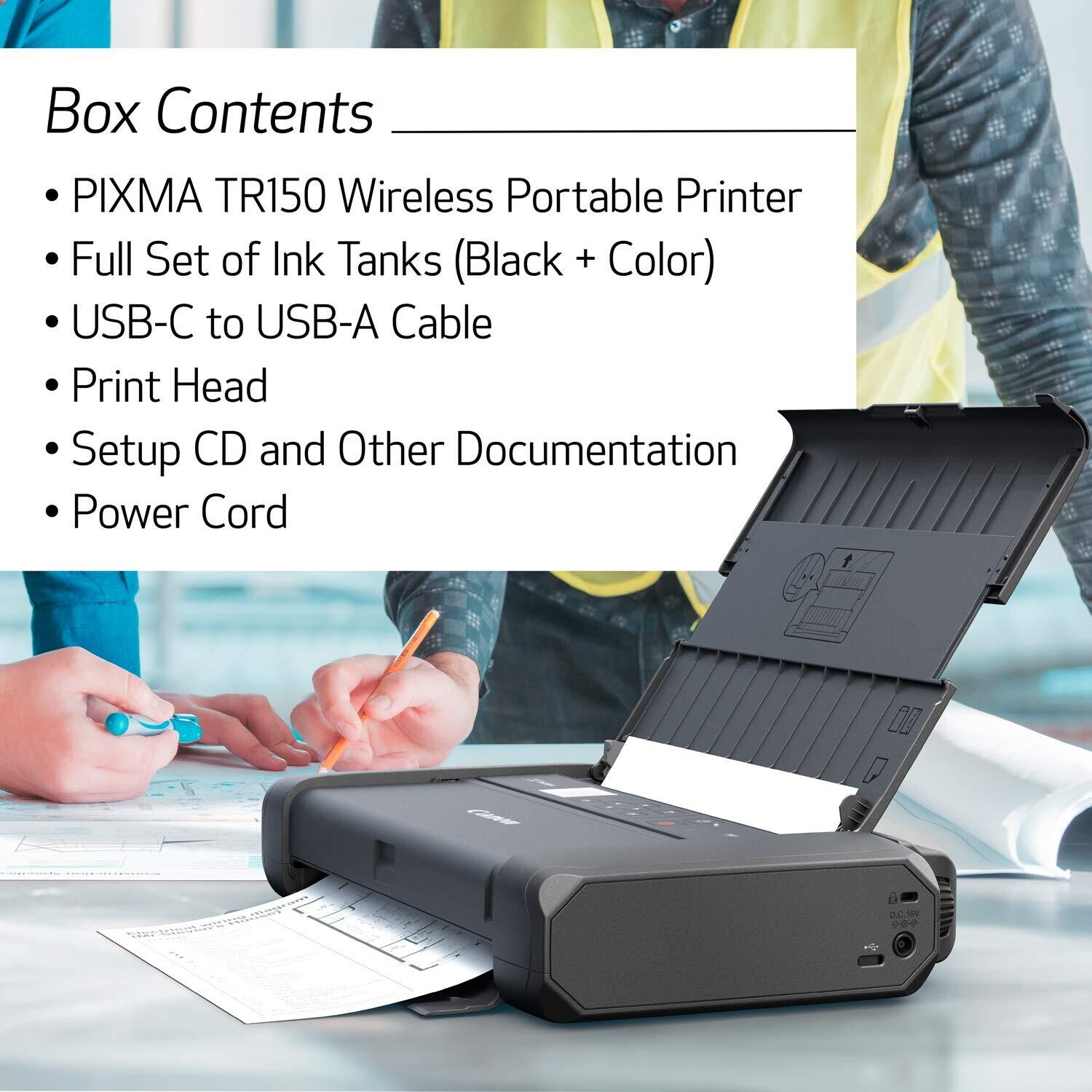 Canon Pixma TR150 Wireless Portable WiFi Inkjet Printer Canon Pixma TR150 Wireless Portable WiFi Inkjet Printer