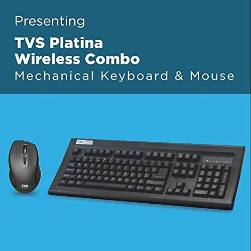 TVS Platina Mechanical Wireless Keyboard Mouse TVS Platina Mechanical Wireless Keyboard Mouse
