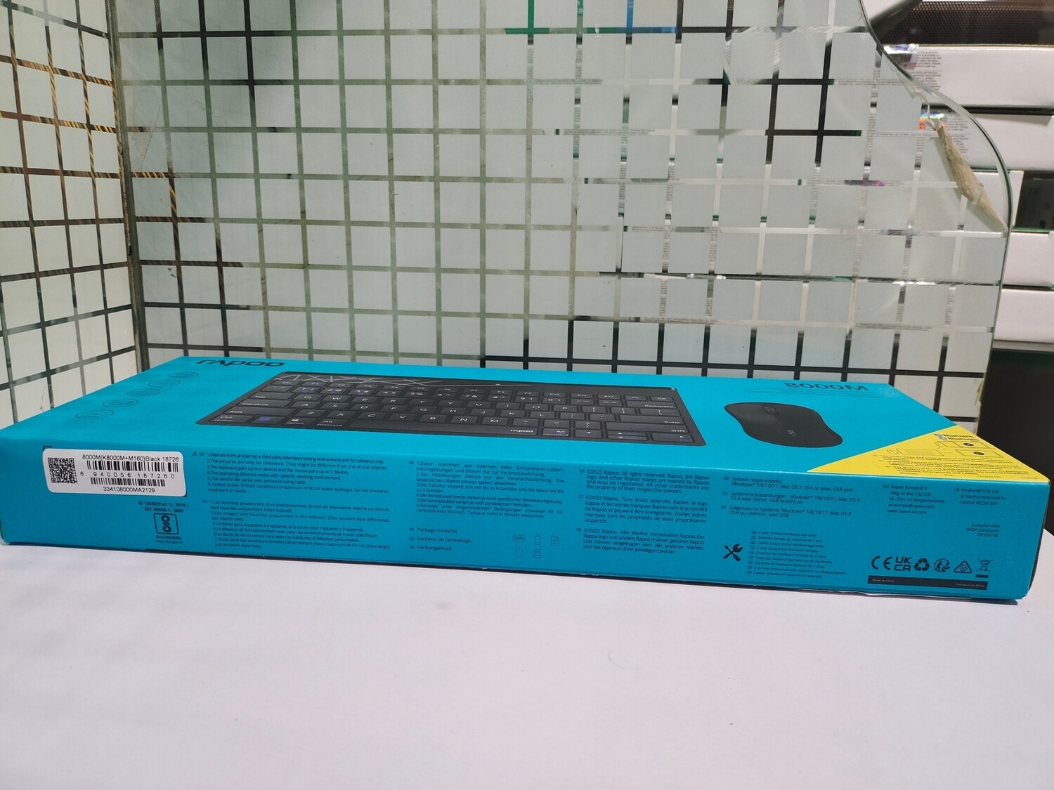Rapoo 8000M Multi-Mode Keyboard and Mouse