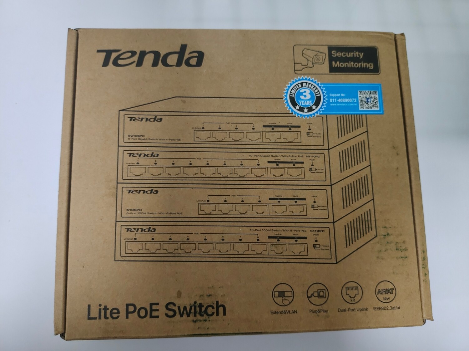 Tenda 10-Port SG110pc Gigabit Switch