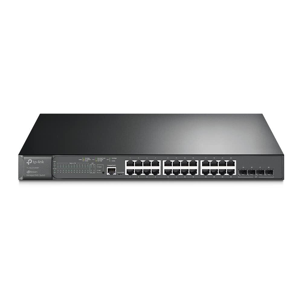 TP-Link TL-SG3428MP | 24 Port Gigabit L2+ Managed PoE Switch