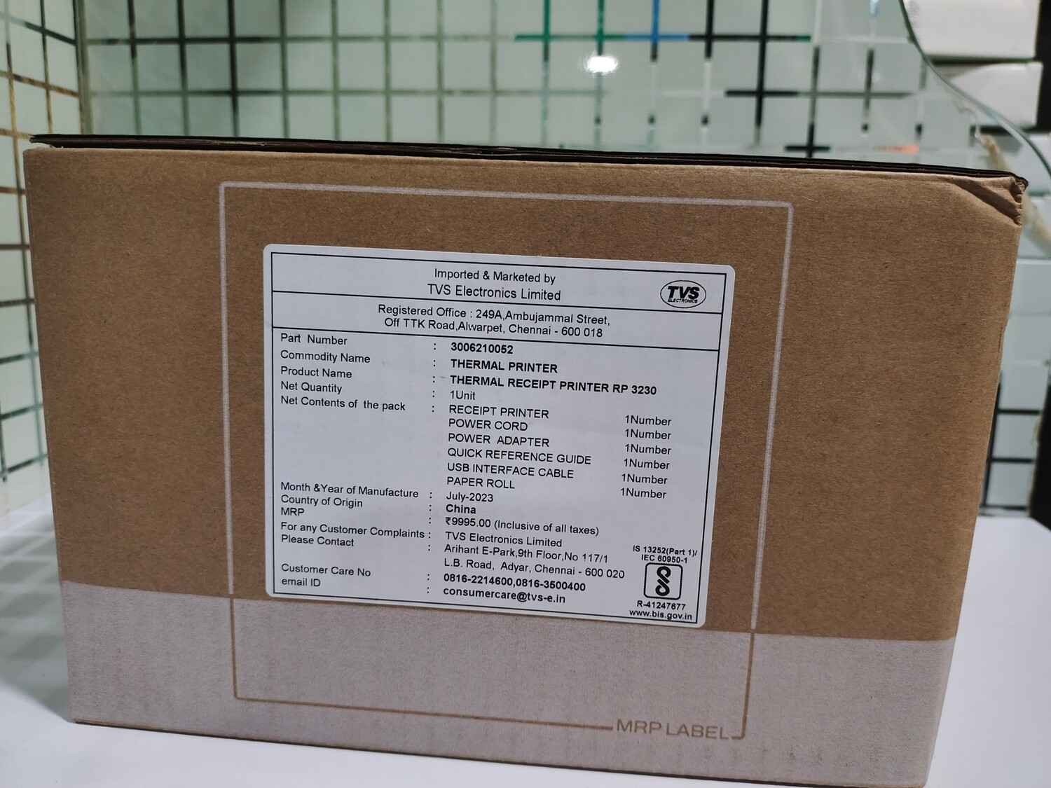 TVS RP-3230 Thermal Receipt Printer TVS RP-3230 Thermal Receipt Printer