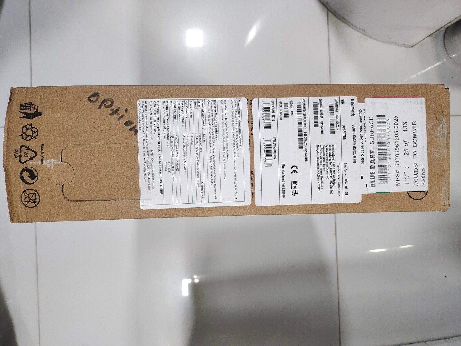 Lenovo L24e-30 Monitor