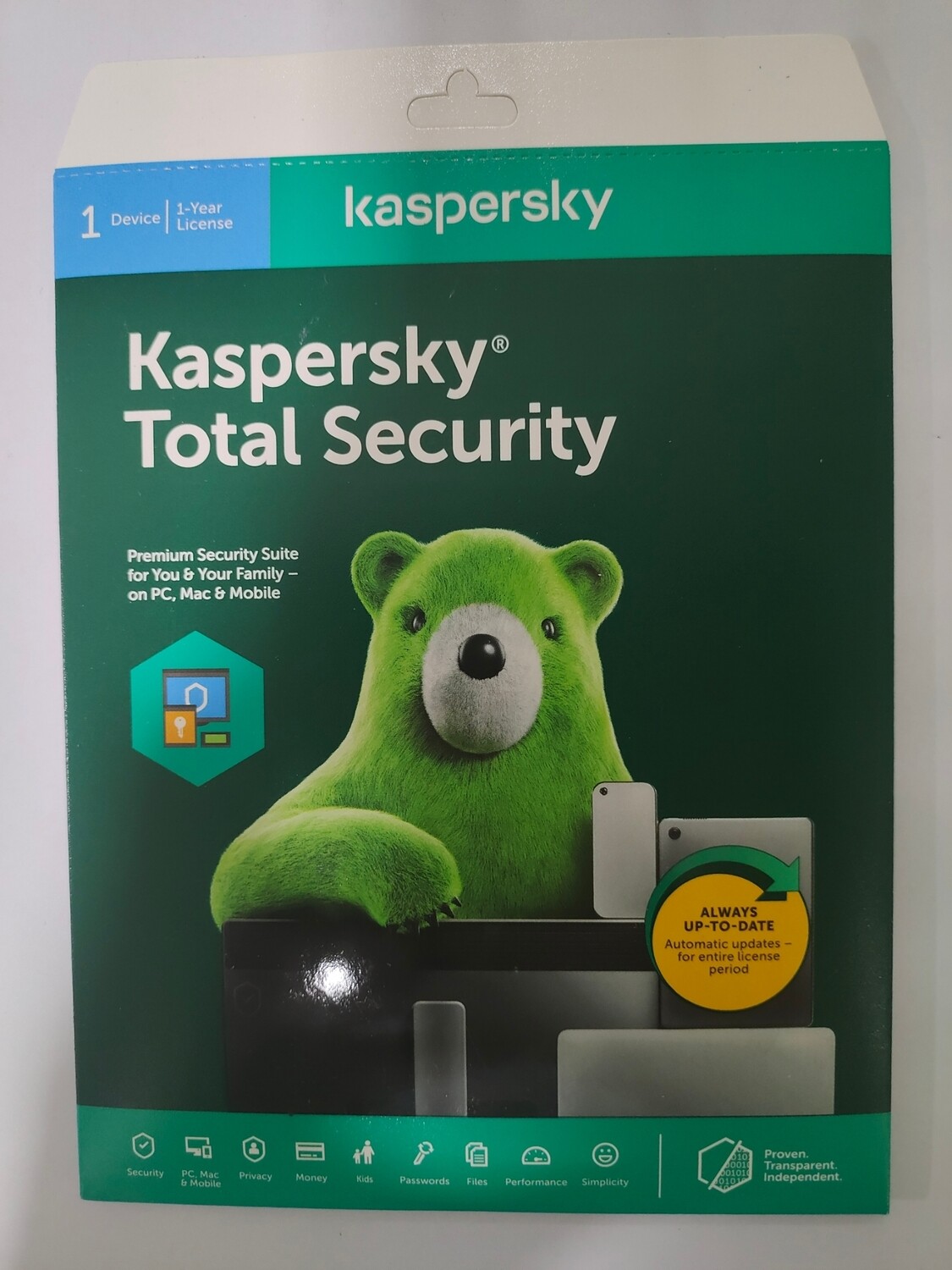 2 User, 1 Year, Kaspersky Total Security