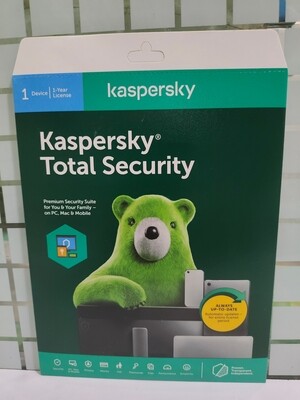New, 1 User, 1 Year, Kaspersky Total Security