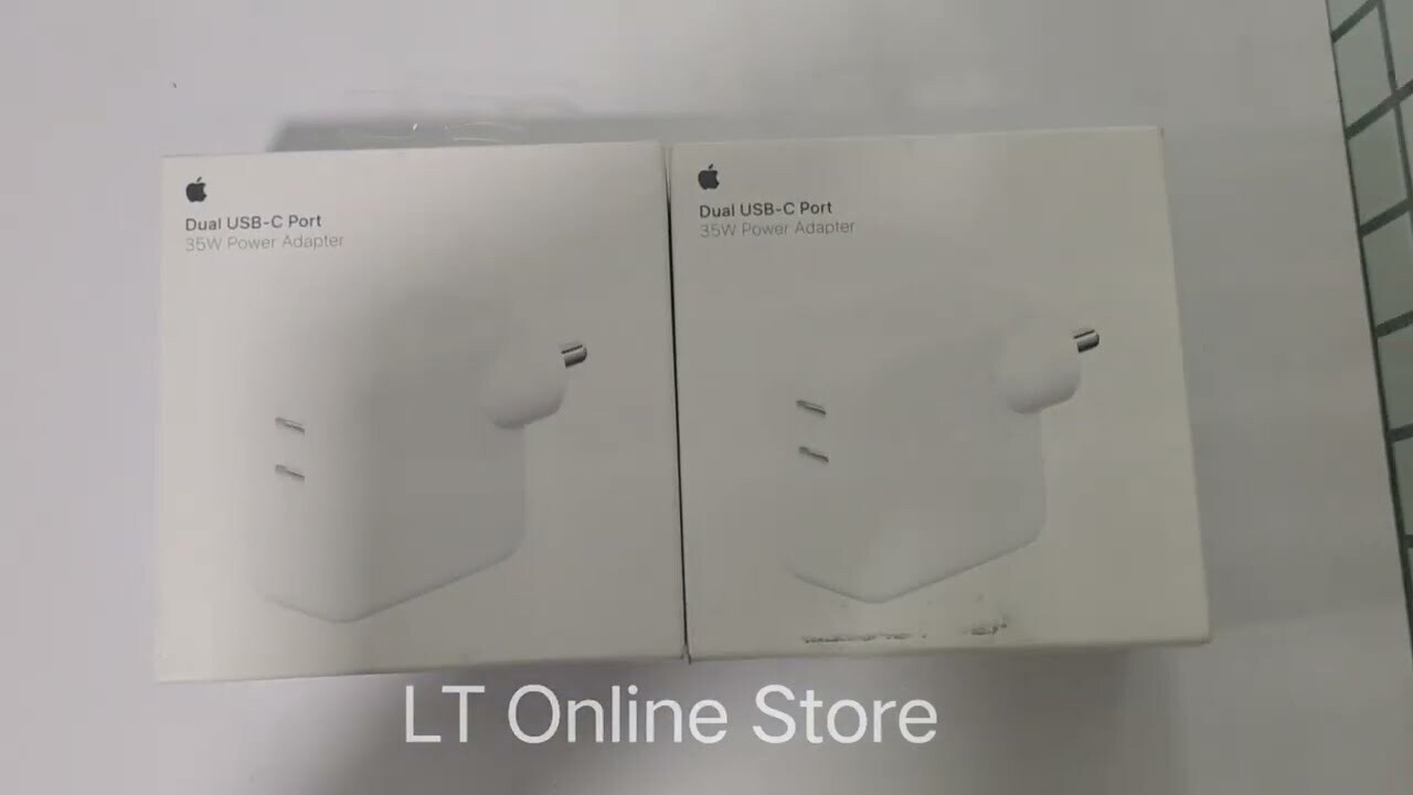 Apple 35W Dual USB-C Port Power Adapter Apple 35W Dual USB-C Port Power Adapter