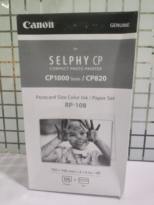 Canon Selphy RP-108iN ink/Paper Set Canon Selphy RP-108iN ink/Paper Set