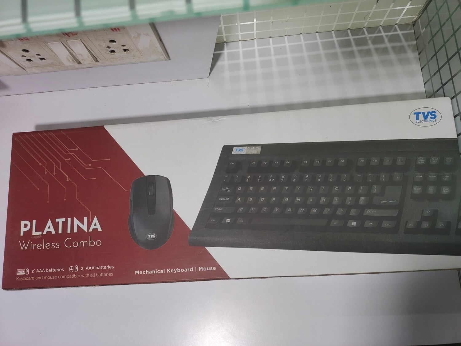 TVS Platina Mechanical Wireless Keyboard Mouse TVS Platina Mechanical Wireless Keyboard Mouse
