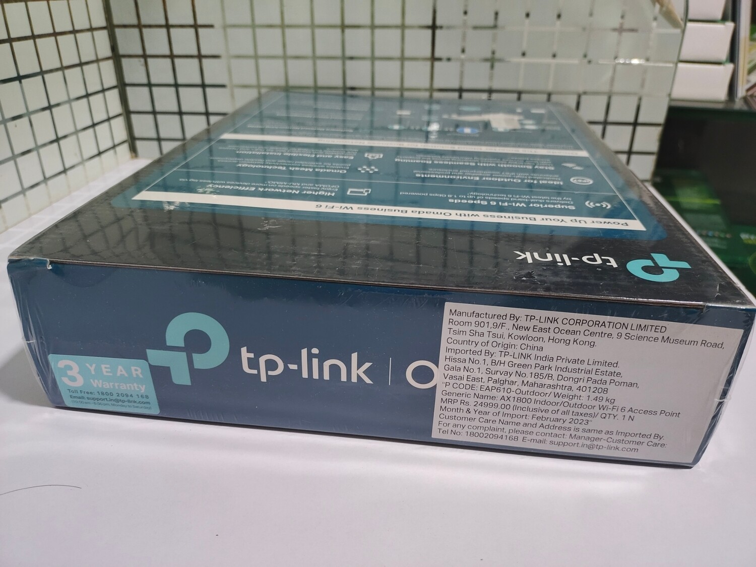 TP-Link EAP610-Outdoor AX1800 WiFi 6 Access Point TP-Link EAP610-Outdoor AX1800 WiFi 6 Access Point