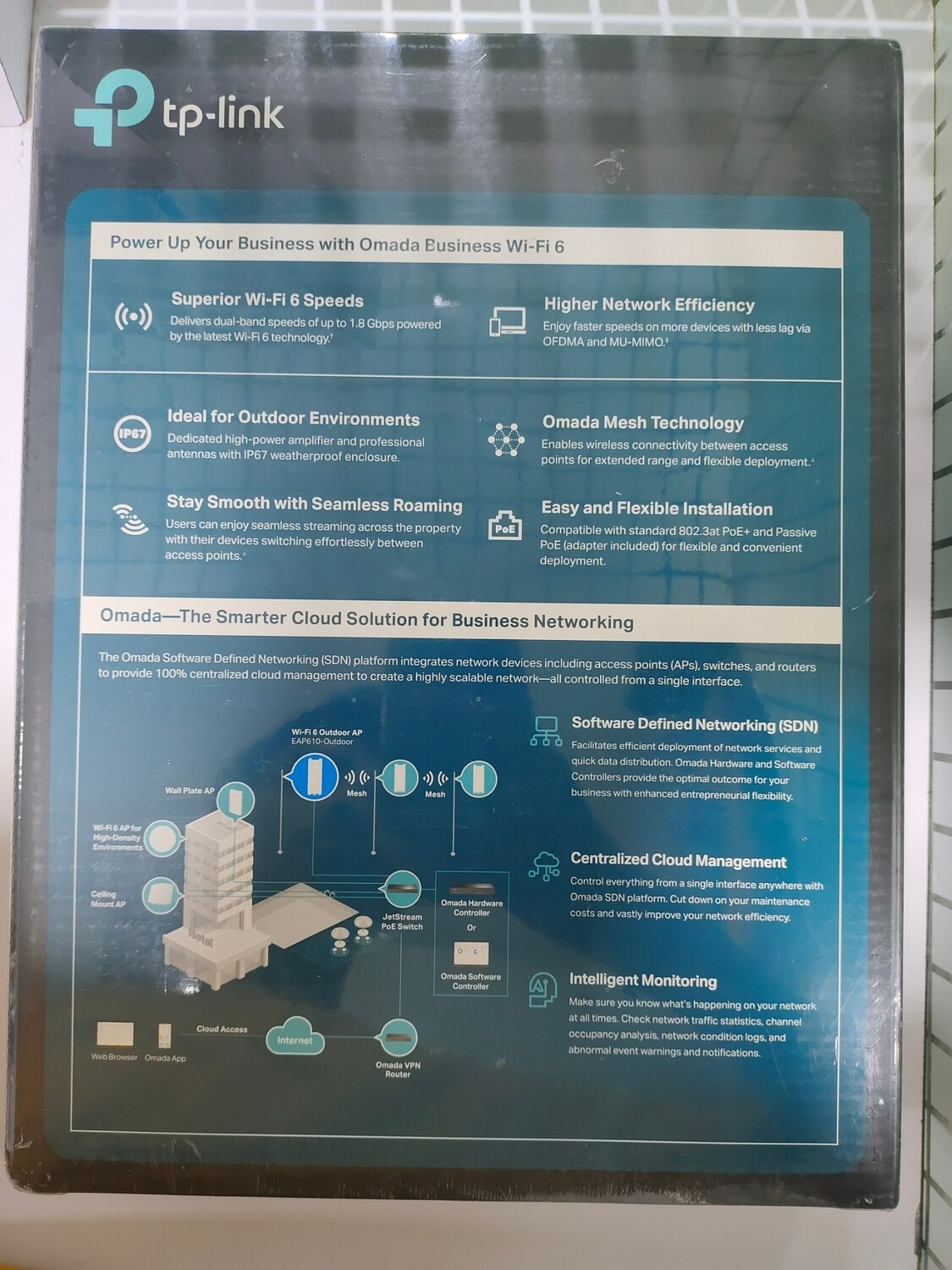 TP-Link EAP610-Outdoor AX1800 WiFi 6 Access Point TP-Link EAP610-Outdoor AX1800 WiFi 6 Access Point
