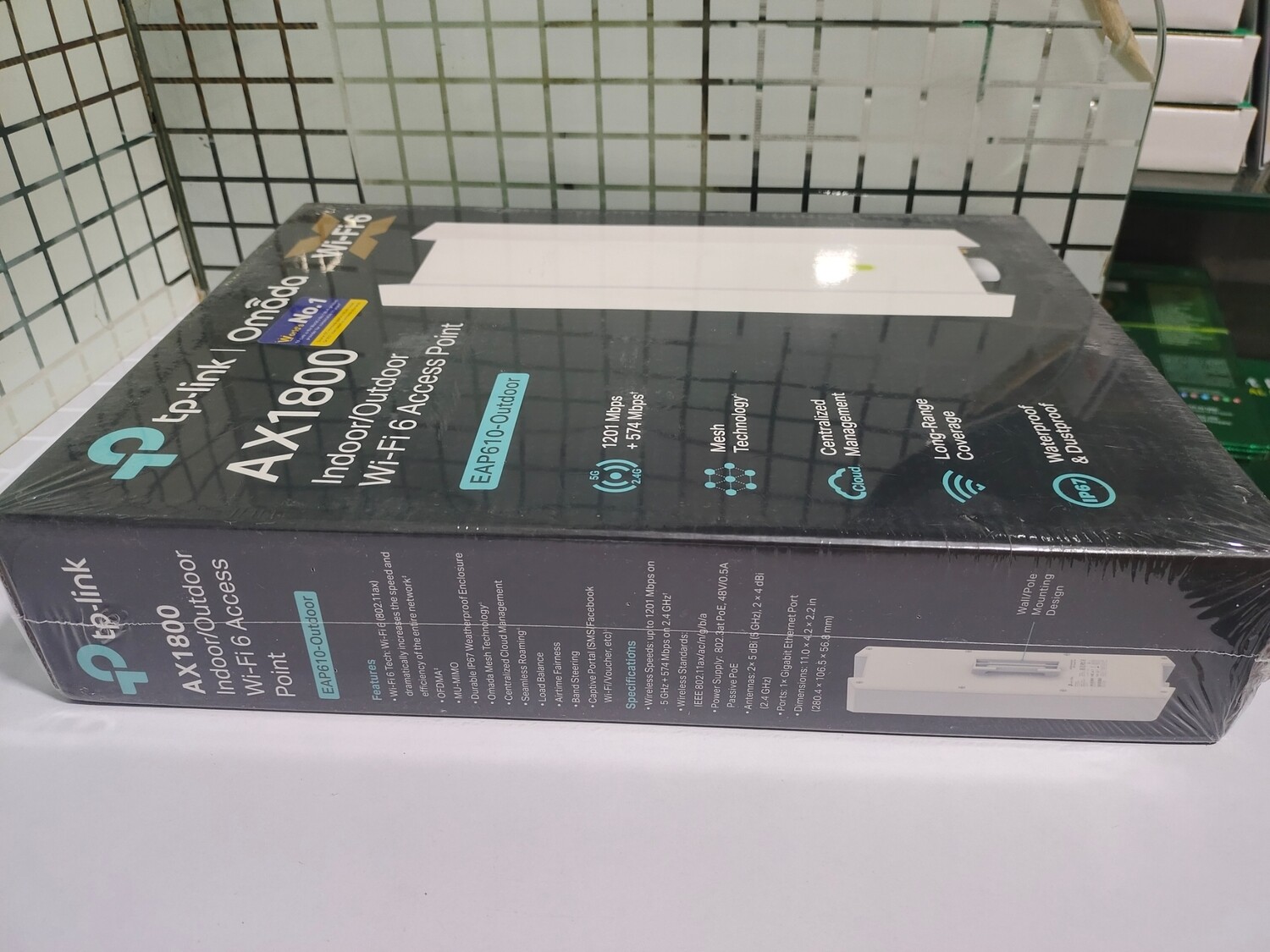 TP-Link EAP610-Outdoor AX1800 WiFi 6 Access Point TP-Link EAP610-Outdoor AX1800 WiFi 6 Access Point