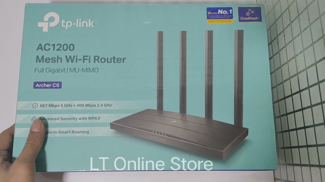 TP-Link Archer C6 Wireless Gigabit Router, AC1200 TP-Link Archer C6 Wireless Gigabit Router, AC1200
