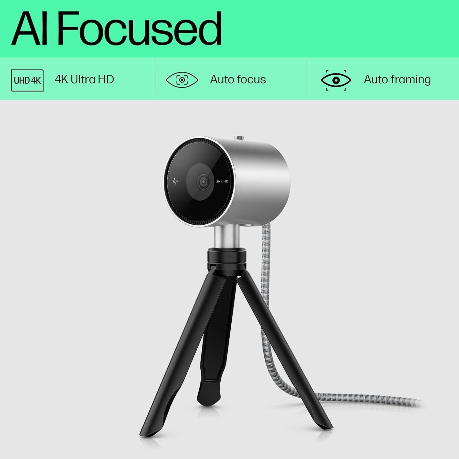 HP 950  4K 60 FPS Webcam with Auto Focus