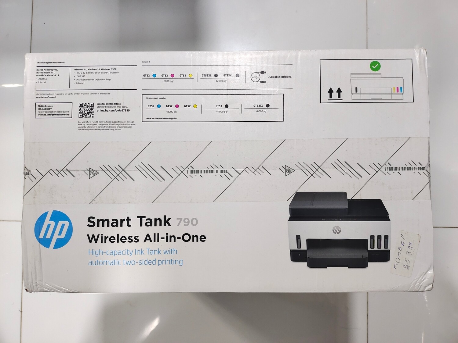 HP Smart Tank 790 WiFi Duplexer All-in-One Printer