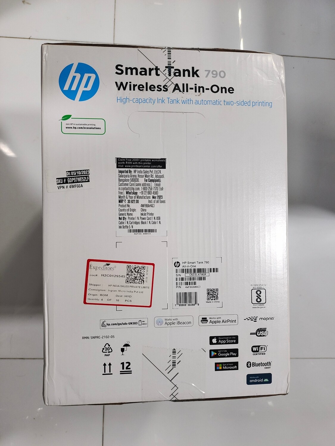 HP Smart Tank 790 WiFi Duplexer All-in-One Printer