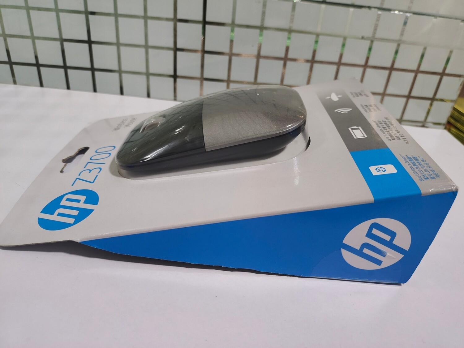 HP Z3700 Silver Wireless Mouse