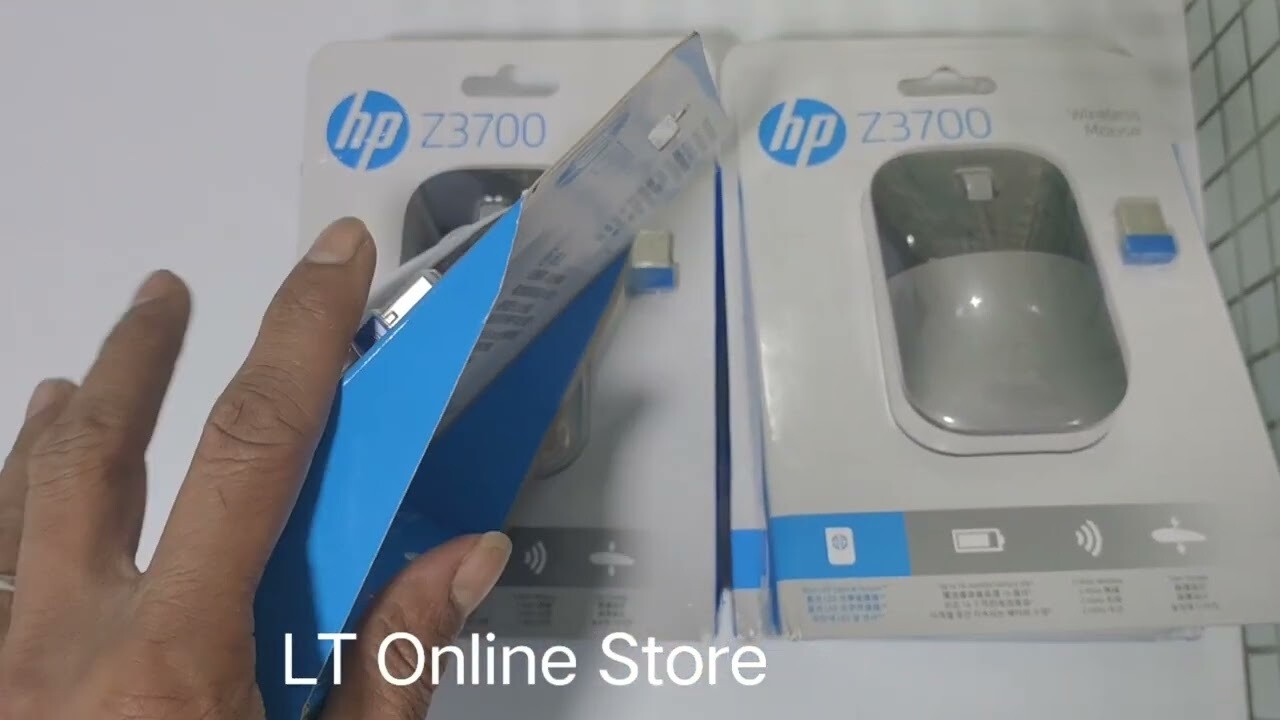 HP Z3700 Silver Wireless Mouse