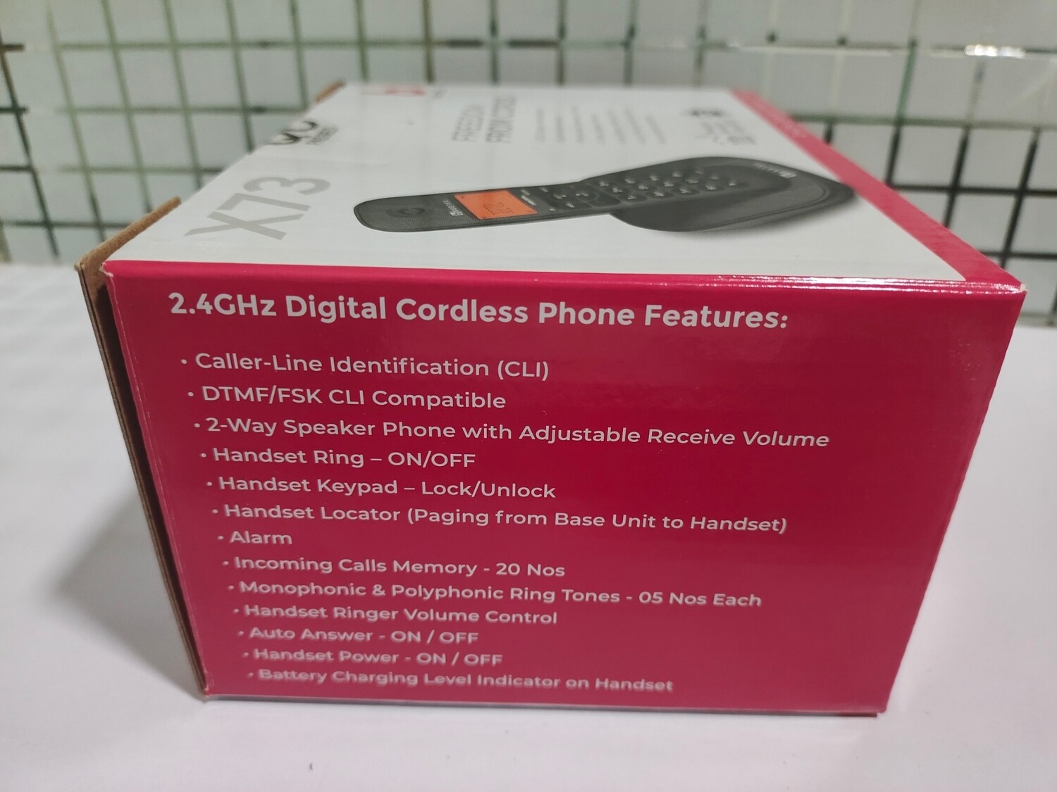 Beetel X73 Cordless Landline Phone Black