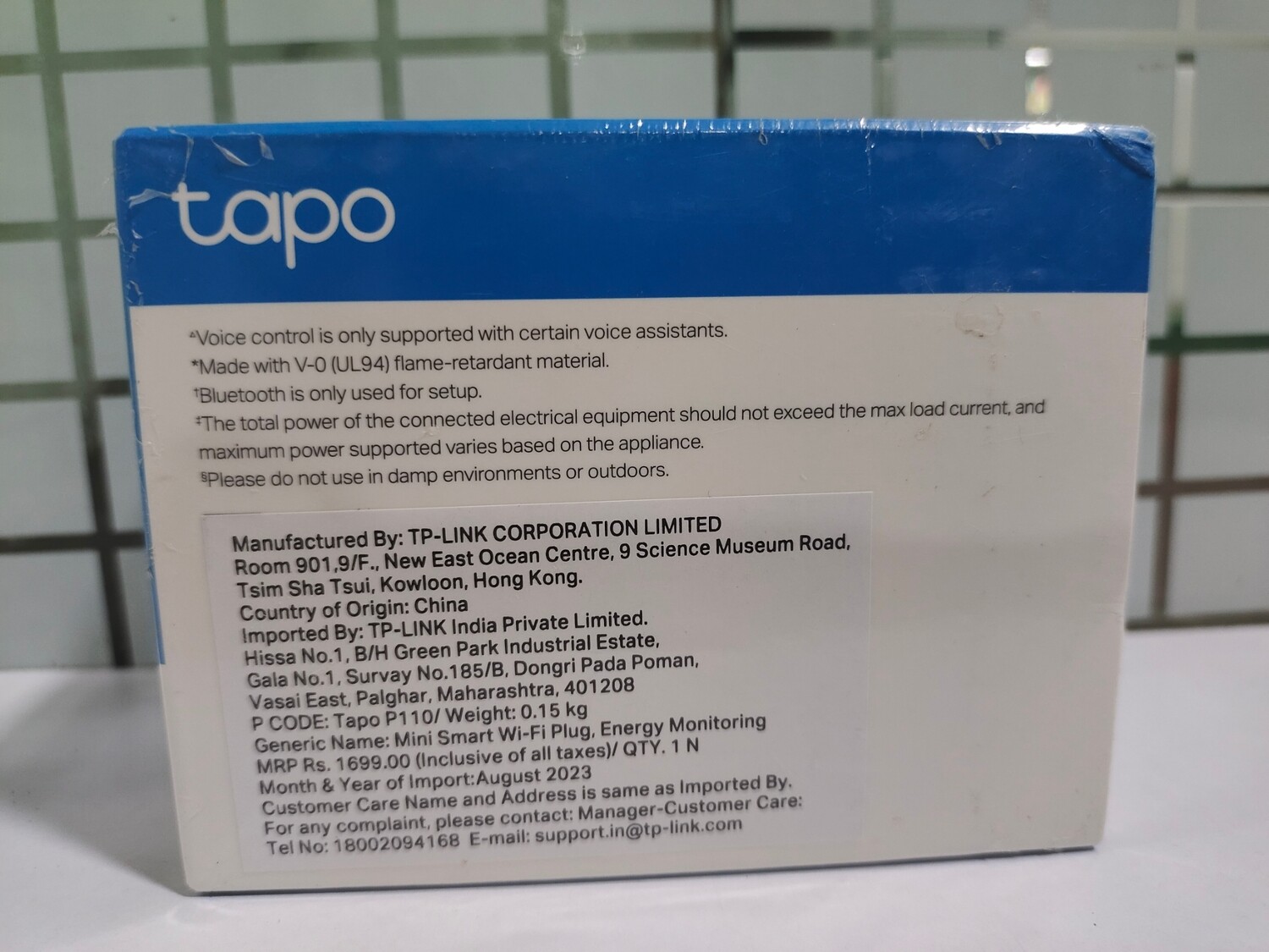 TP-Link Tapo P110 Mini 16A Smart Wi-Fi Plug