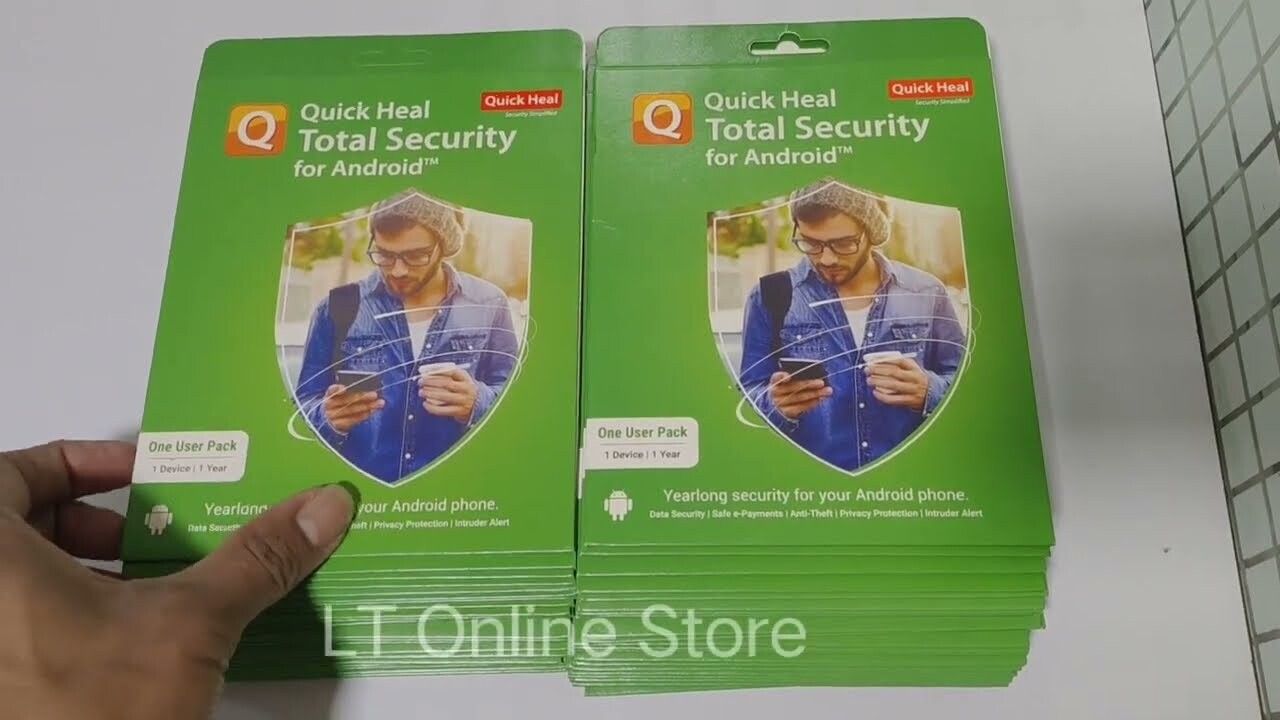 (New) 1 Device, 1 Year, Quick Heal Mobile Security, For Android