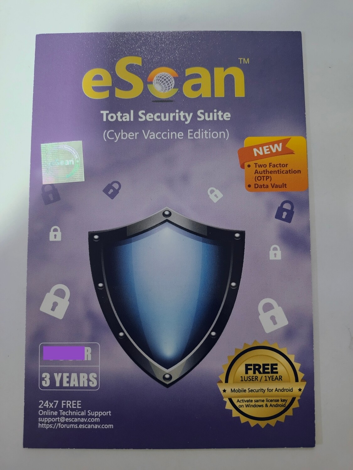New, 2 User, 3 Year, eScan Total Security (v22x)