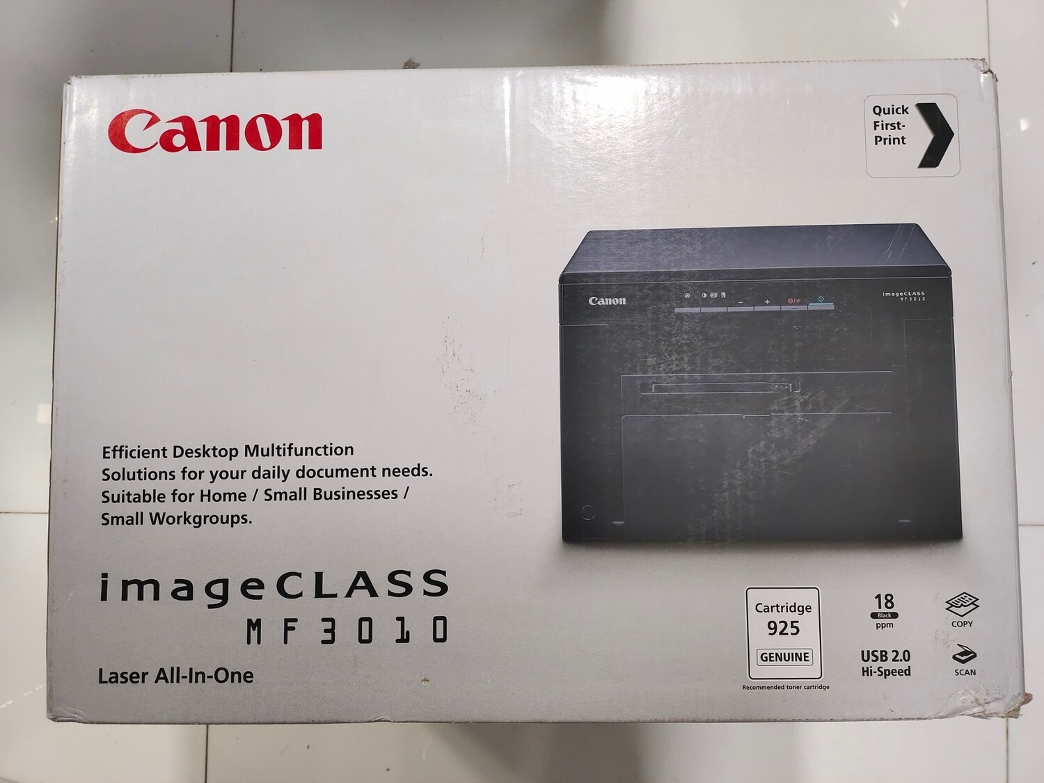 Canon MF3010 Multifunction 18ppm Laser Printer