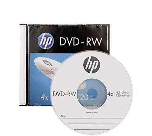 HP Blank DVD-RW 4.7GB Jewel Case Disc 10 Pack