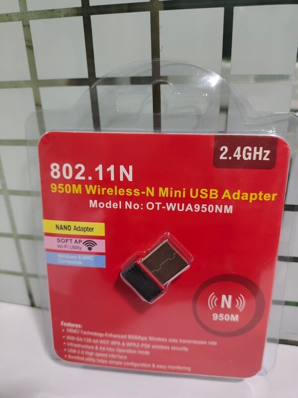 950Mbps Mini WiFi Dongle USB Adapter