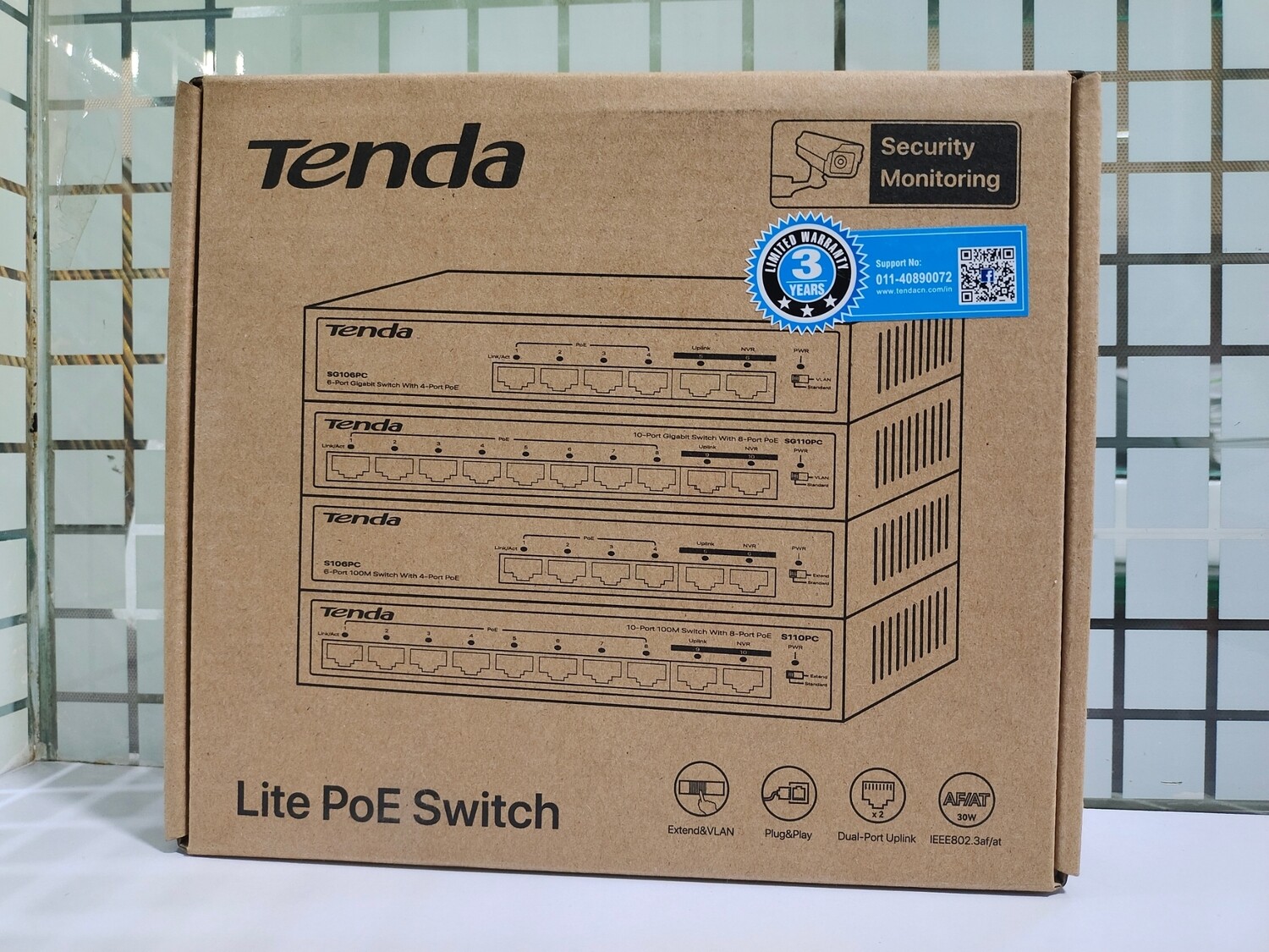 Tenda 10-Port S110pc Desktop Switch