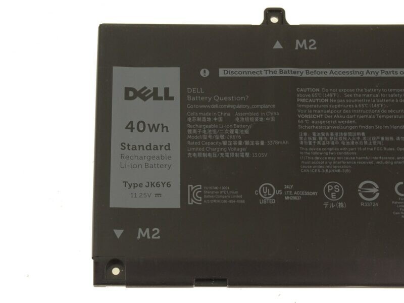Dell Original battery JK6Y6 for Inspiron Dell Original battery JK6Y6 for Inspiron