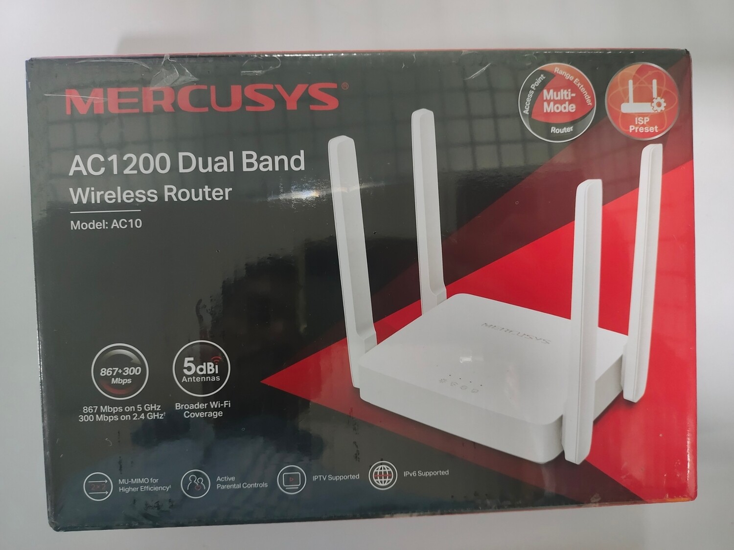 Mercusys AC10 AC1200 Wireless Dual Band Router