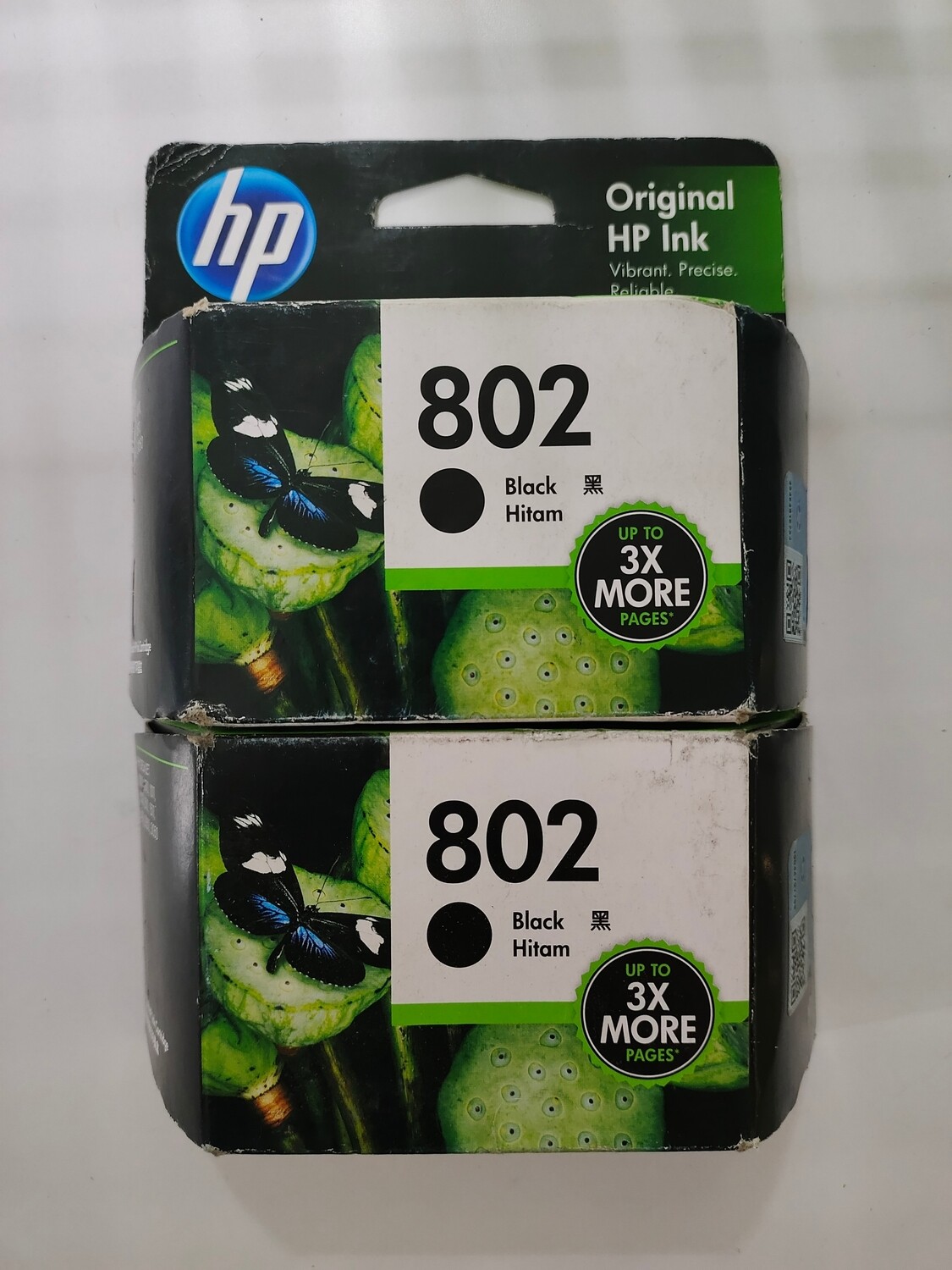 HP 802 Large Black Ink Cartridge (Pack of 2) HP 802 Large Black Ink Cartridge (Pack of 2)
