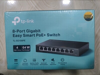 TP-Link TL-SG108PE 8-Port Gigabit Easy Smart Switch