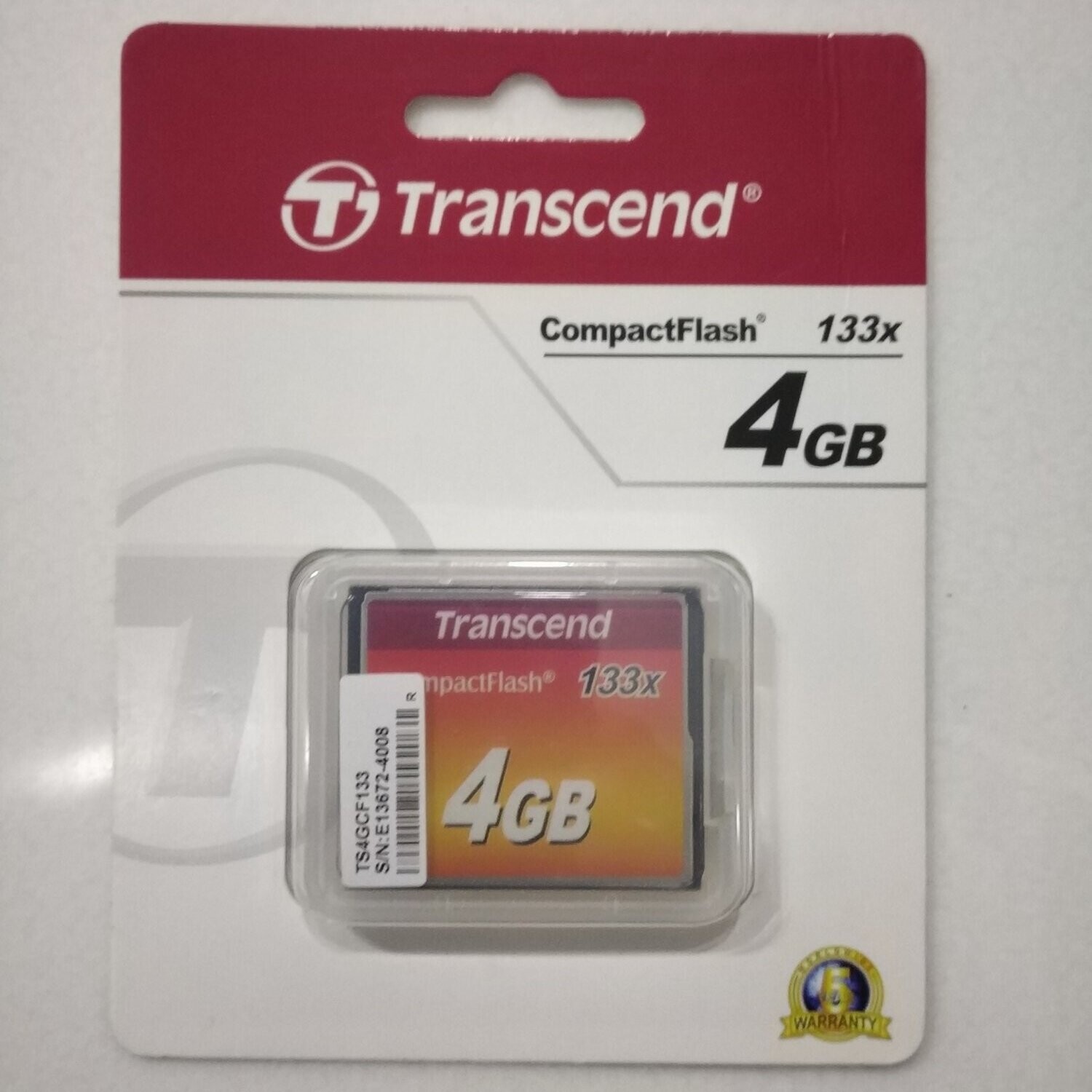 Transcend TS4GCF133x 4GB Compact Flash