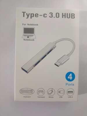 4-Port Type C to USB Hub (Super Fast 3.0)
