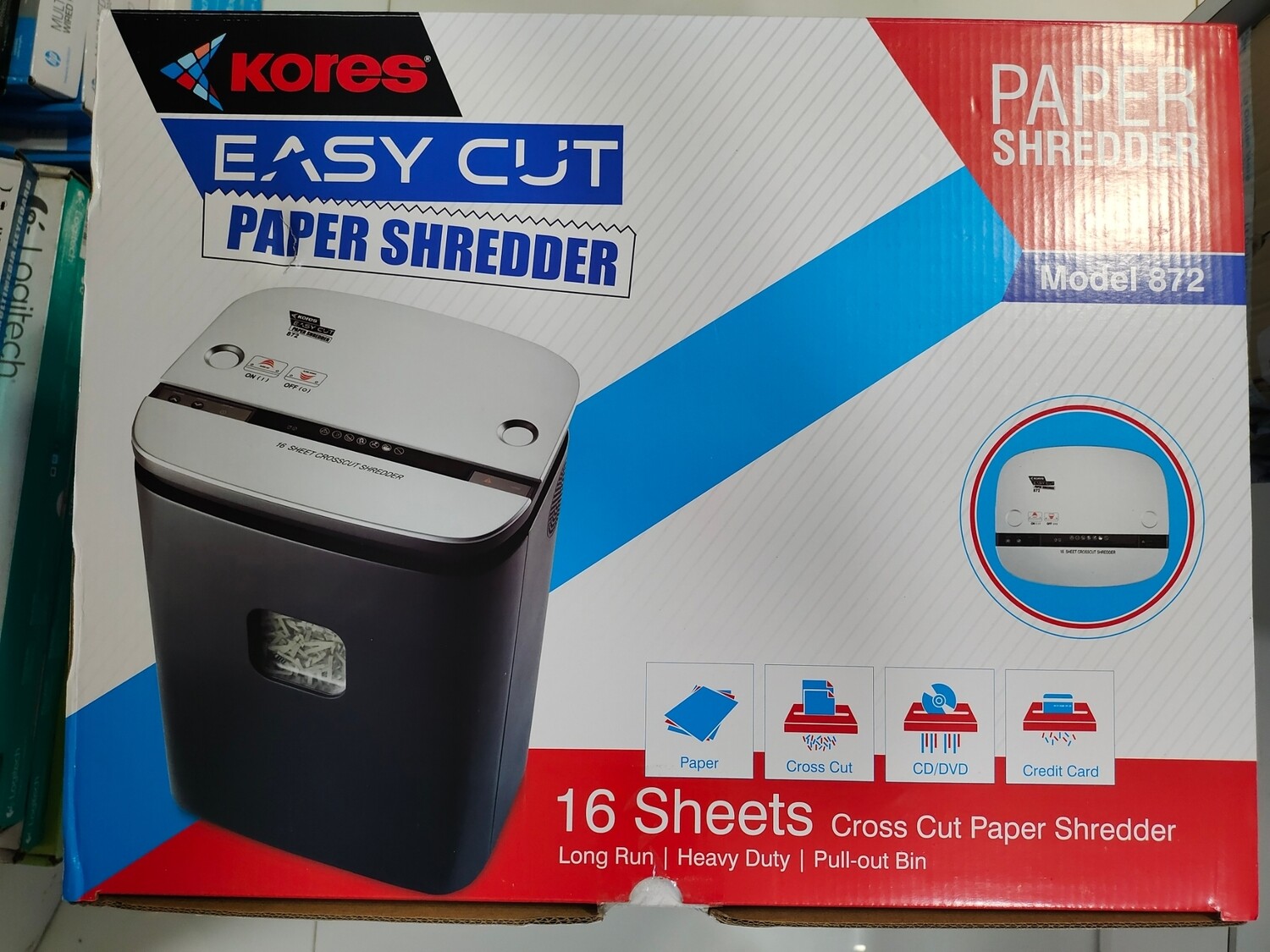 Kores Easy Cut 872 Paper Shredder Kores Easy Cut 872 Paper Shredder