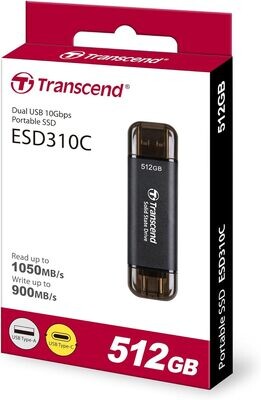 Transcend 512GB Portable SSD (ESD310)