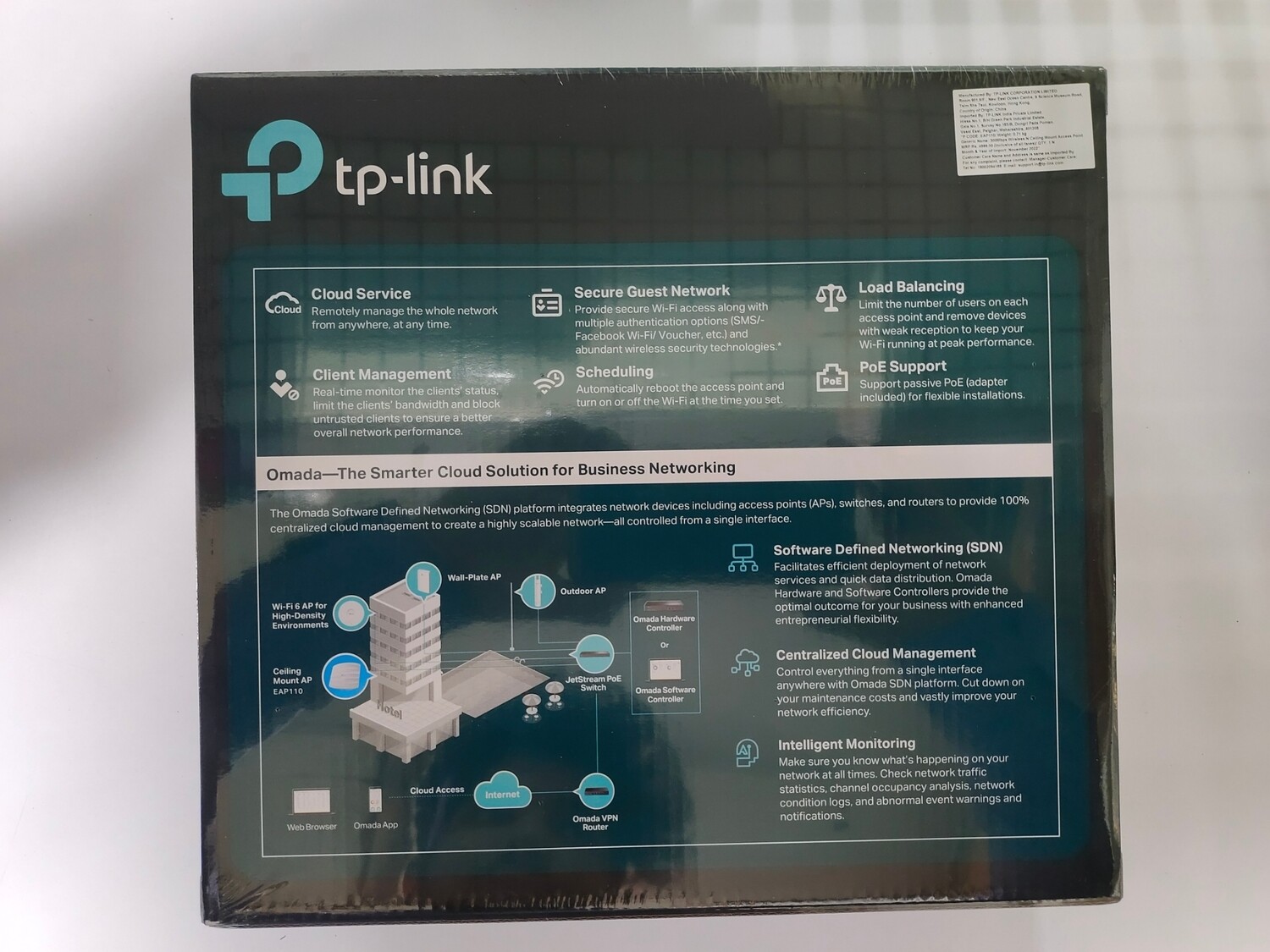 TP-Link EAP110 Wireless N300 Ceiling Mount Access Point TP-Link EAP110 Wireless N300 Ceiling Mount Access Point