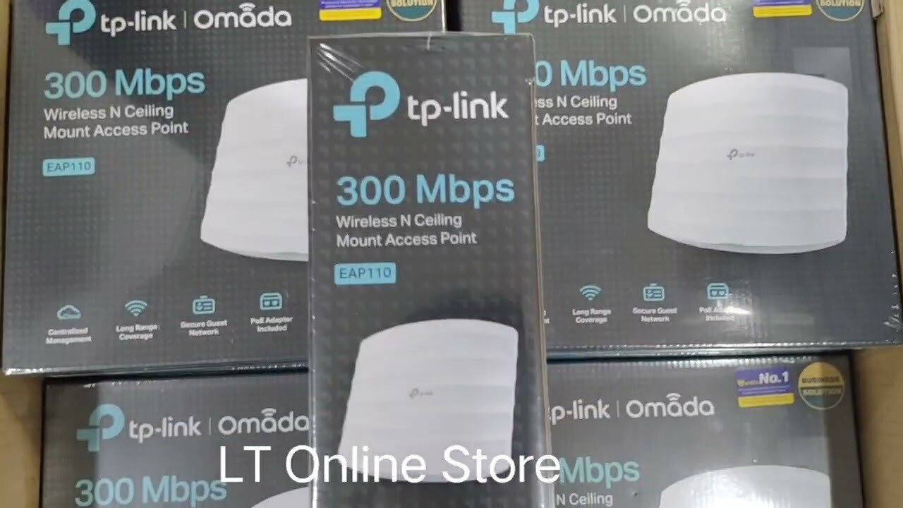 TP-Link EAP110 Wireless N300 Ceiling Mount Access Point TP-Link EAP110 Wireless N300 Ceiling Mount Access Point